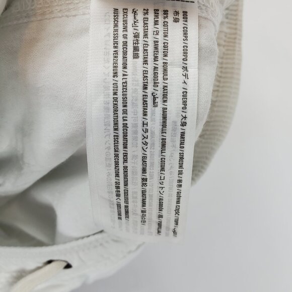 Hollister California White Mens Jogger Shorts Pull On 7in Sz Large - Picture 11 of 11